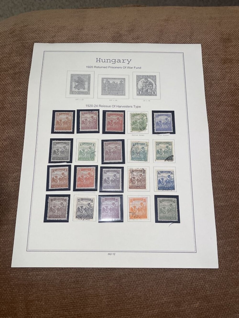 Vintage Hungary Postage Stamp Collection 1688 Stamps 1874-1985 Mint & Used Huge